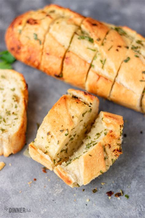 how to make garlic baguette.